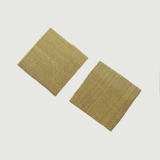 4 Eckige Fine Messingsiebe lose 25mm