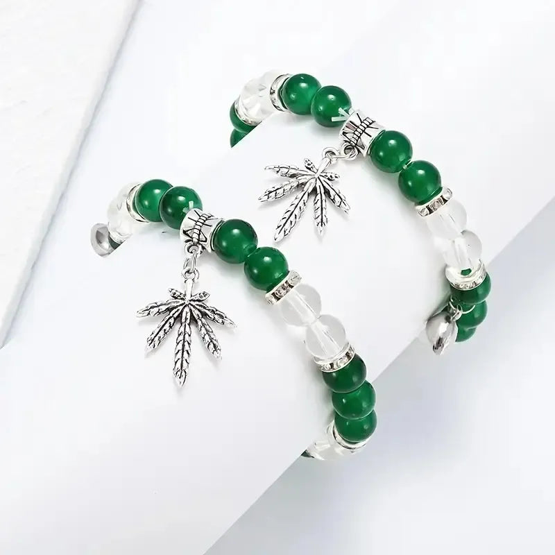 Armband Cannabisblatt 2er Set-HHCFriends