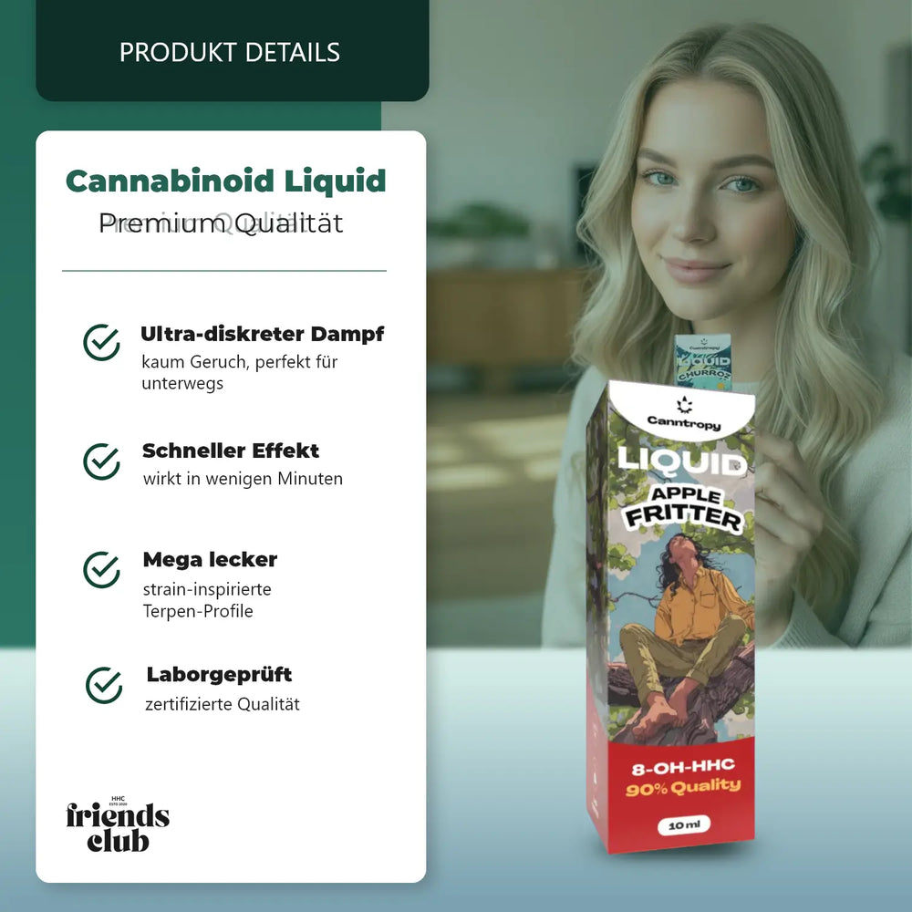 8-OH-H Liquid Apple Fritter 90% 10ml-Smagro GmbH