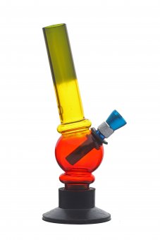 Mini bong (15 cm) acrylic multicoloured