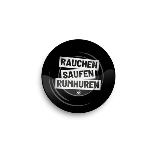 FIRE-FLOW™ Metal Ashtray Rauchen Saufen Rumhuren, Ø: 14 cm-HHCFriends