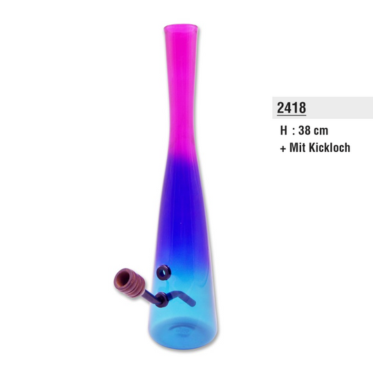 Holland Bong met Kickhole 38cm