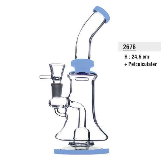 Gass Bong  mit Pelculculater 24,5cm