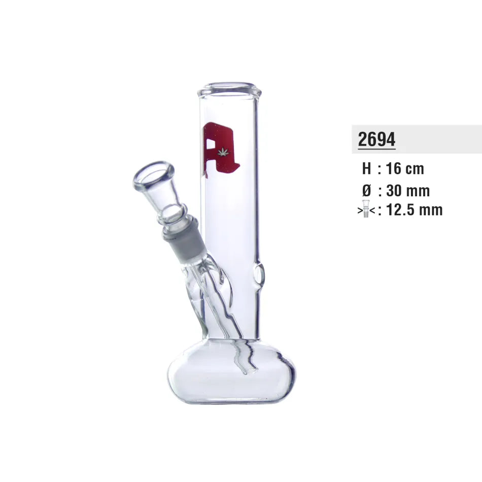 Glass Bong 16cm-HHCFriends