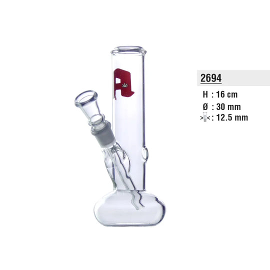 Glass Bong 16cm-HHCFriends