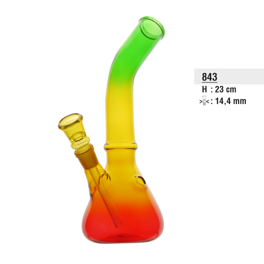 Bullet Glass Bong Reggae 23cm