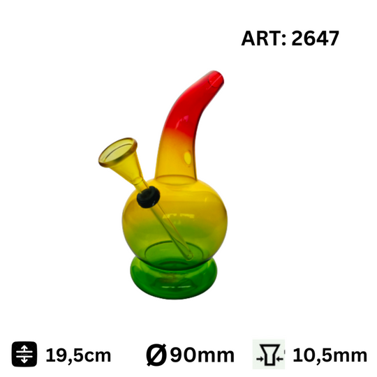 Glasbong Rasta 19,5cm