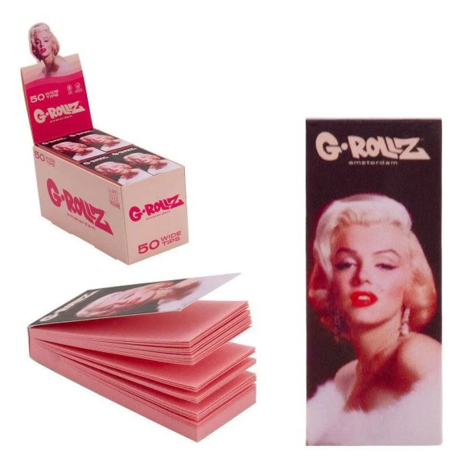 G-ROLLZ „Fabulous Face“ PINK Filter Tips 50x-HHCFriends