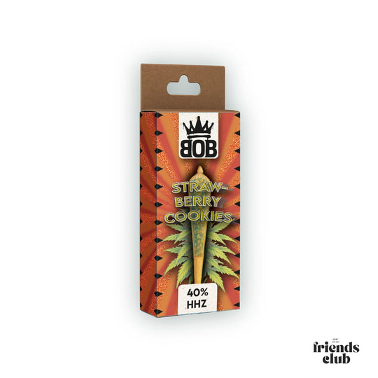 BOB PreRoll HHZ 40% Strawberry Cookies -HHCfriends