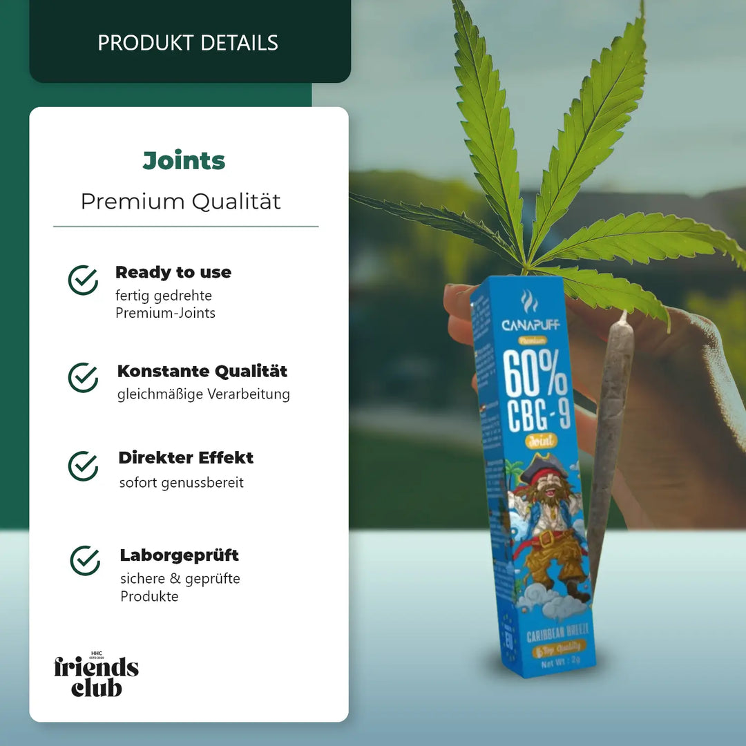 CBG9 Joint Caribbean Breeze 60% 2g-Smagro GmbH