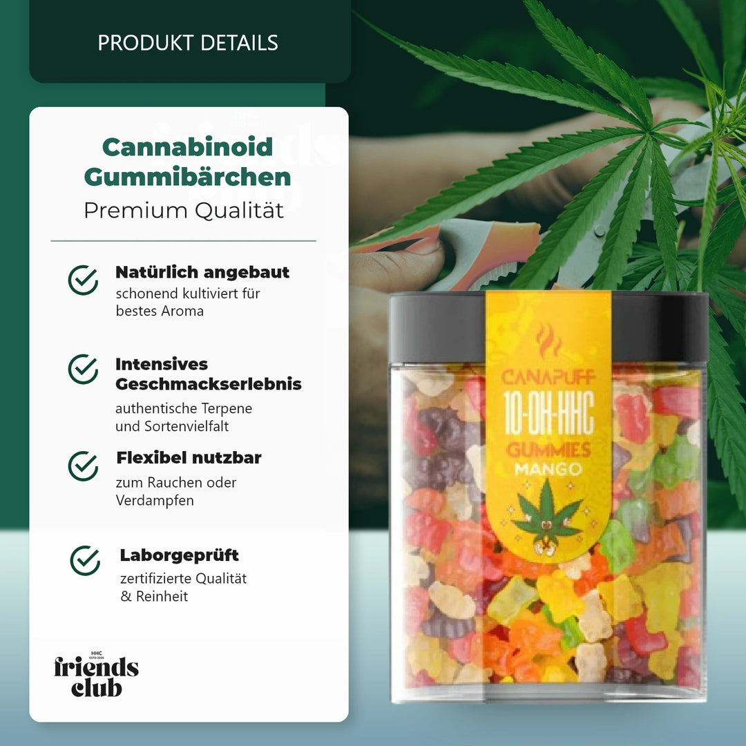 10-OH Gummies Mango 10 Stück