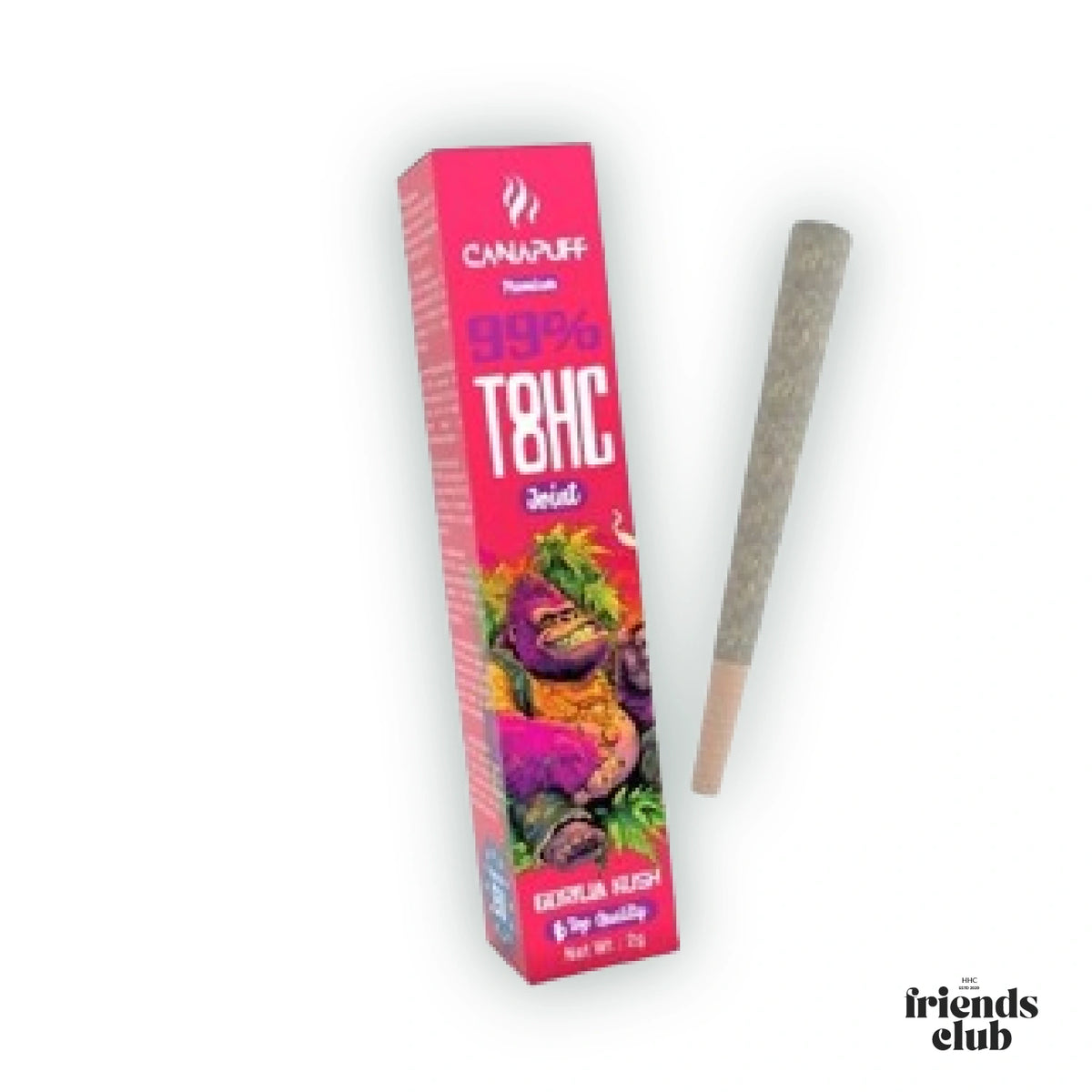 T8HC Joint: Gorilla Blte & T9HC Cannabinoid Produkte