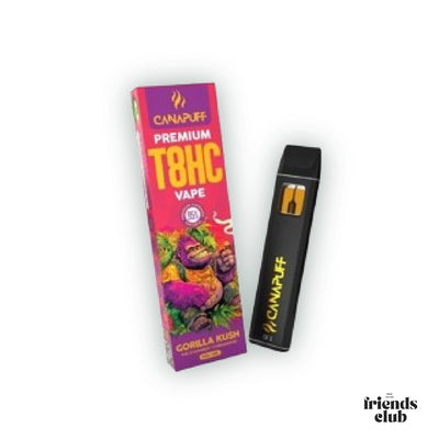 T8HC Vape Gorilla Kush 95% 1ml