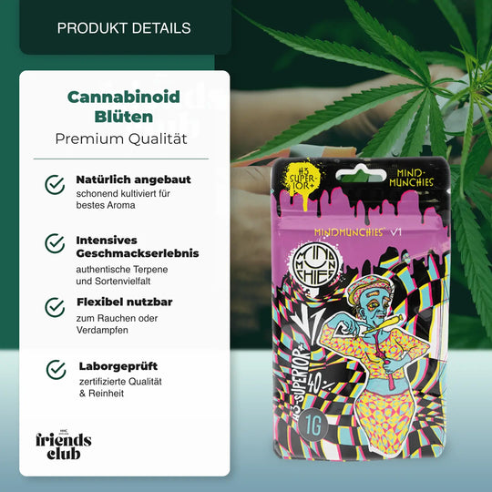 H3 Blüten V1 1g - hhcfriends