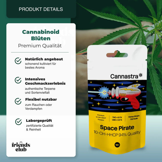10-OH-P Blüten Space Pirate 94 % HHCFriends