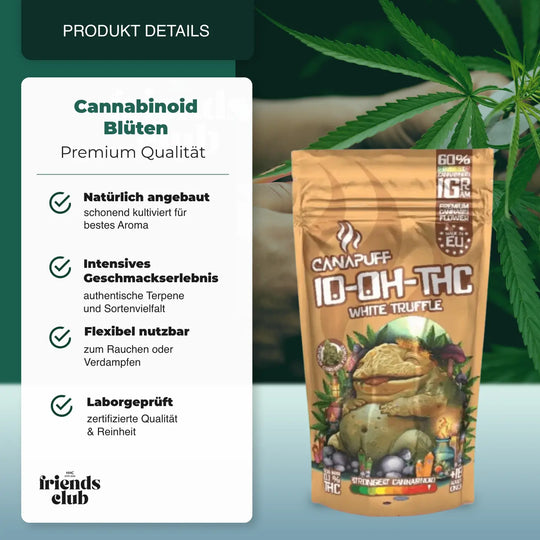10-OH-THC Blüten White Truffle 60% - hhcfriends