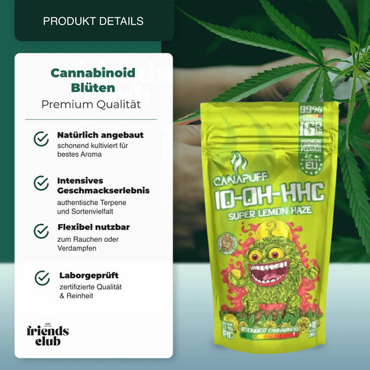 10-OH Blüten Super Lemon Haze 99% - hhcfriends