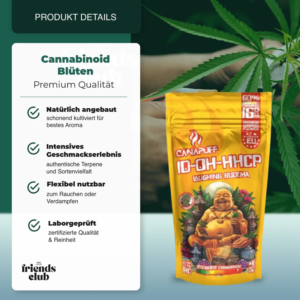 10-OH-P Blüten Laughing Buddha 60% - hhcfriends