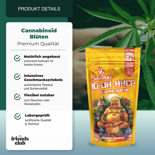 10-OH-P Blüten Laughing Buddha 60% - hhcfriends