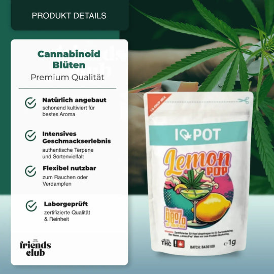 10-OH-Mix Blüten Lemon Pop - hhcfriends