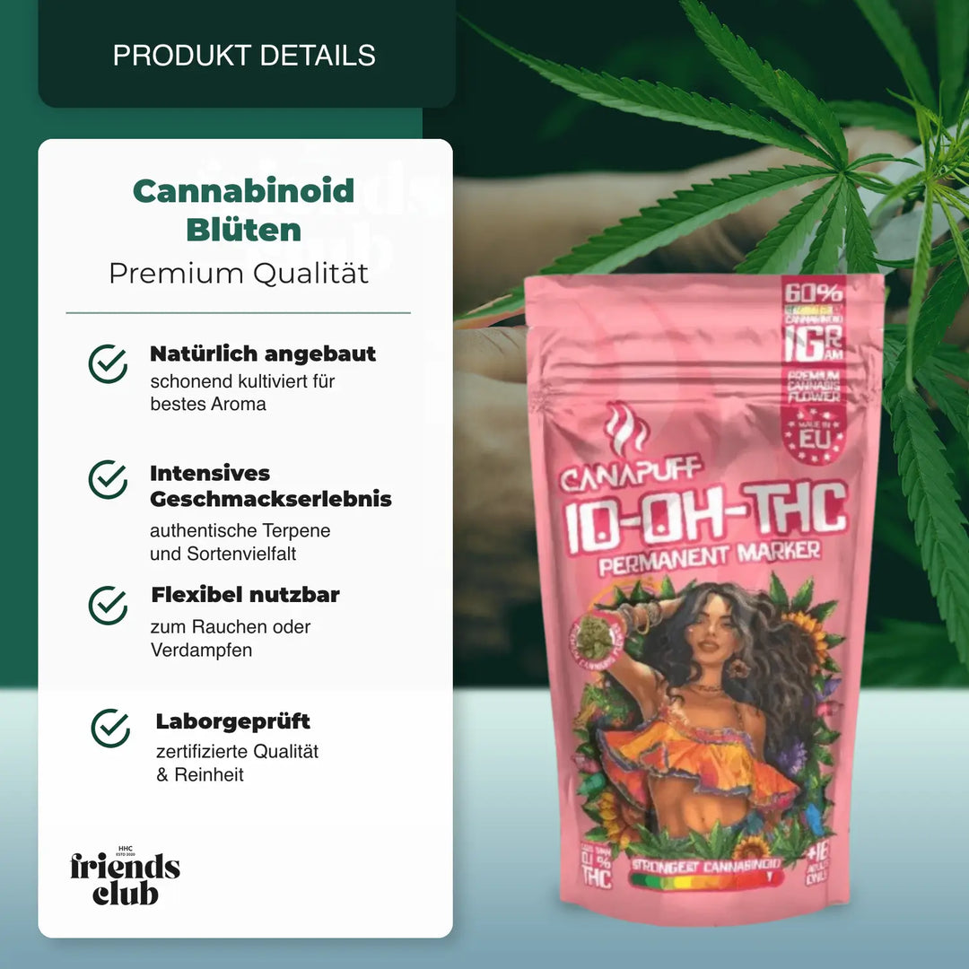 10-OH-THC Blüten Permanent Marker 60% - hhcfriends