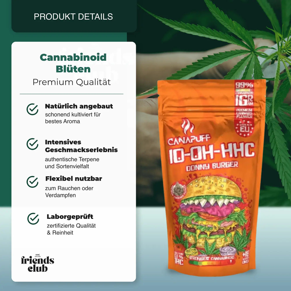 10-OH Blüten Donny Burger 99% - hhcfriends
