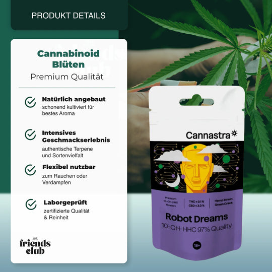 10-OH Blüte Robot Dreams 97 % HHCFriends