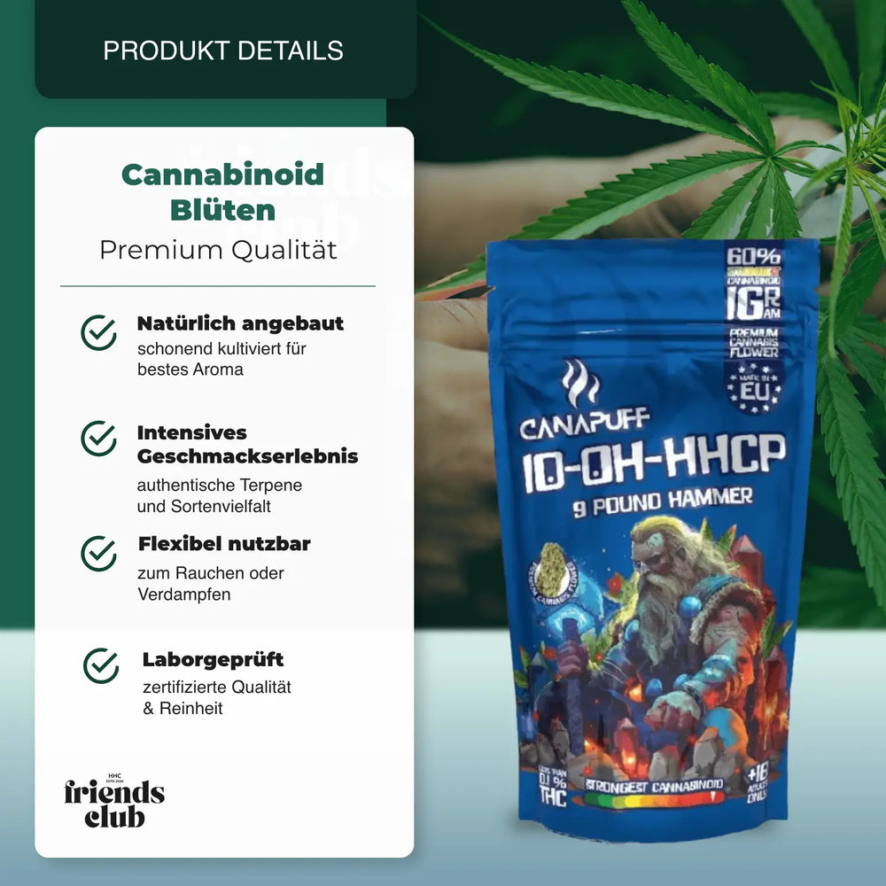 10-OH-P Blüten 9 Pound Hammer 60% - hhcfriends