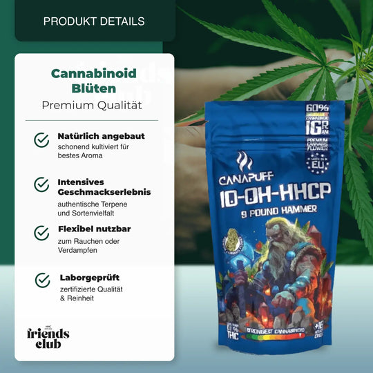 10-OH-P Blüten 9 Pound Hammer 60% - hhcfriends