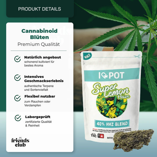 HHZ Blüte Super Lemon Haze 40%-Smagro GmbH