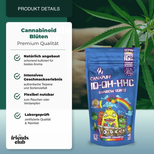 10-OH Blüten Rainbow Runtz 99% - hhcfriends