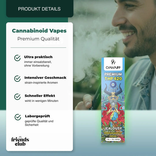 THP420 Vape - Jealousy 79% 1ml - hhcfriends