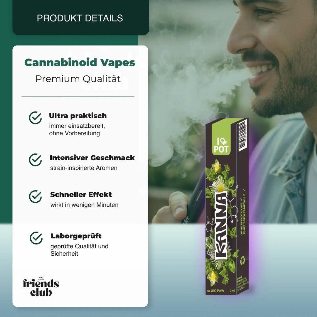 Kanna Vape 1ml - I♡POT - hhcfriends