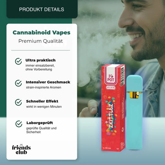 10-OH Vape Skittlez 40% 1ml  I♥Pot - hhcfriends