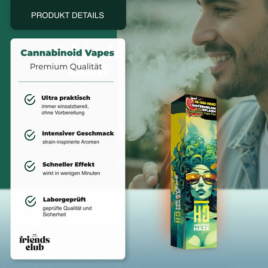 10-OH Vape Watermelon Splash 1ml - hhcfriends