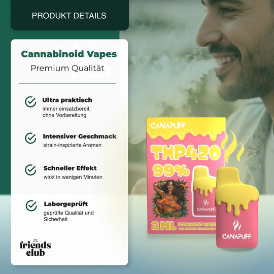 THP420 Vape - Permanent Marker 99% 2ml - hhcfriends