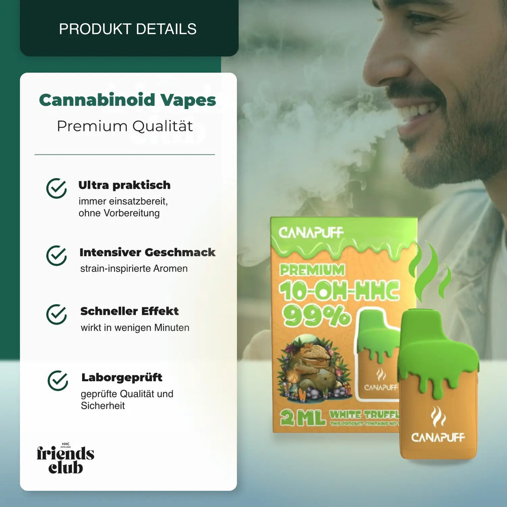 10-OH Vape  White Truffle 99% 2ml - hhcfriends