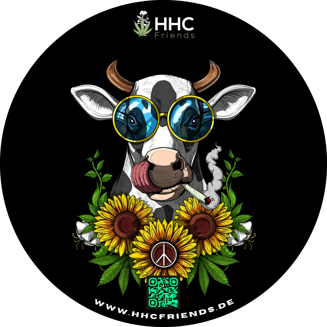 Aufkleber "Crazy Cow"-HHCFriends