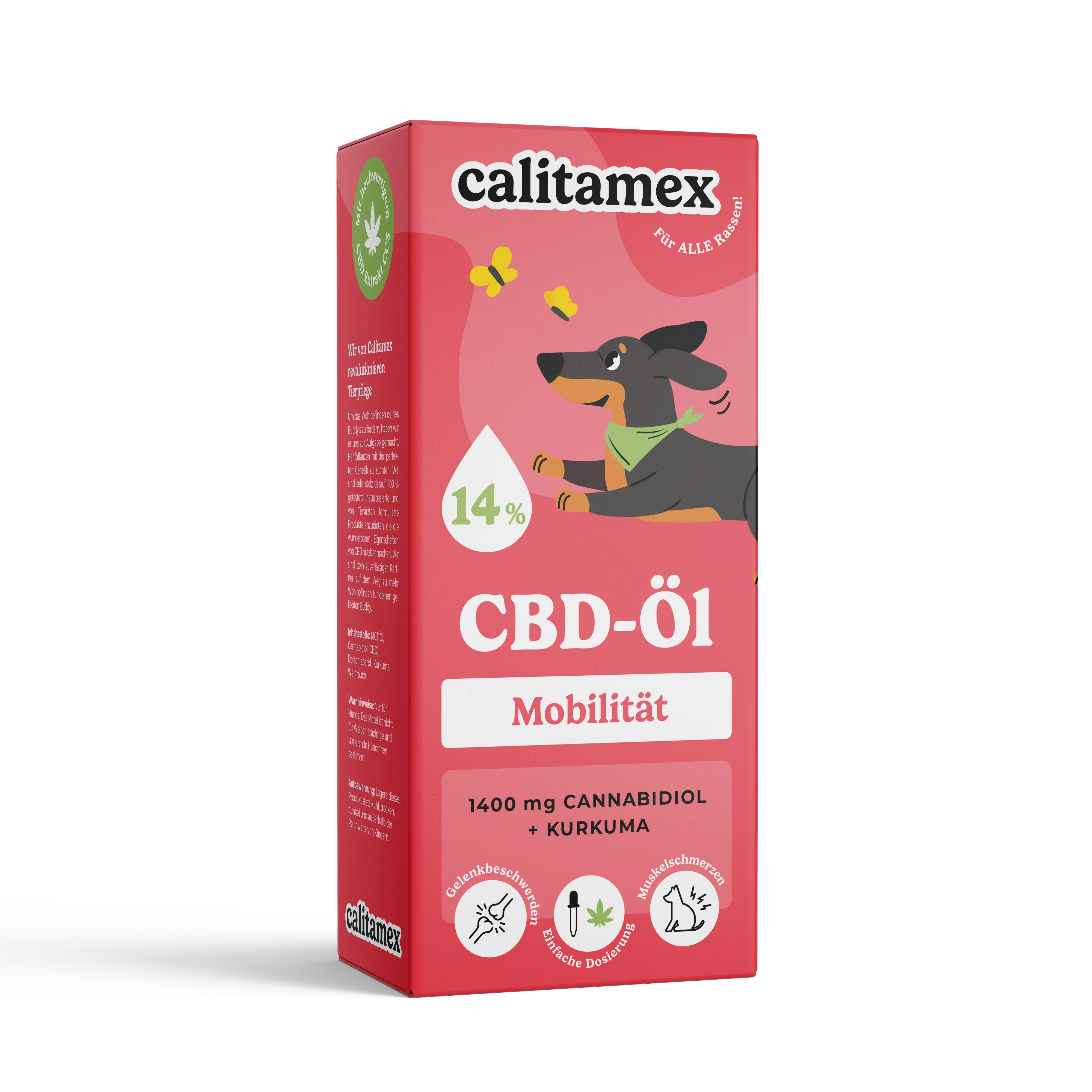 CBD-Öl Mobilität für Hunde 10ml-HHCFriends