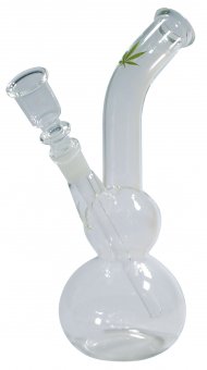 Glass bong Leaf 21cm