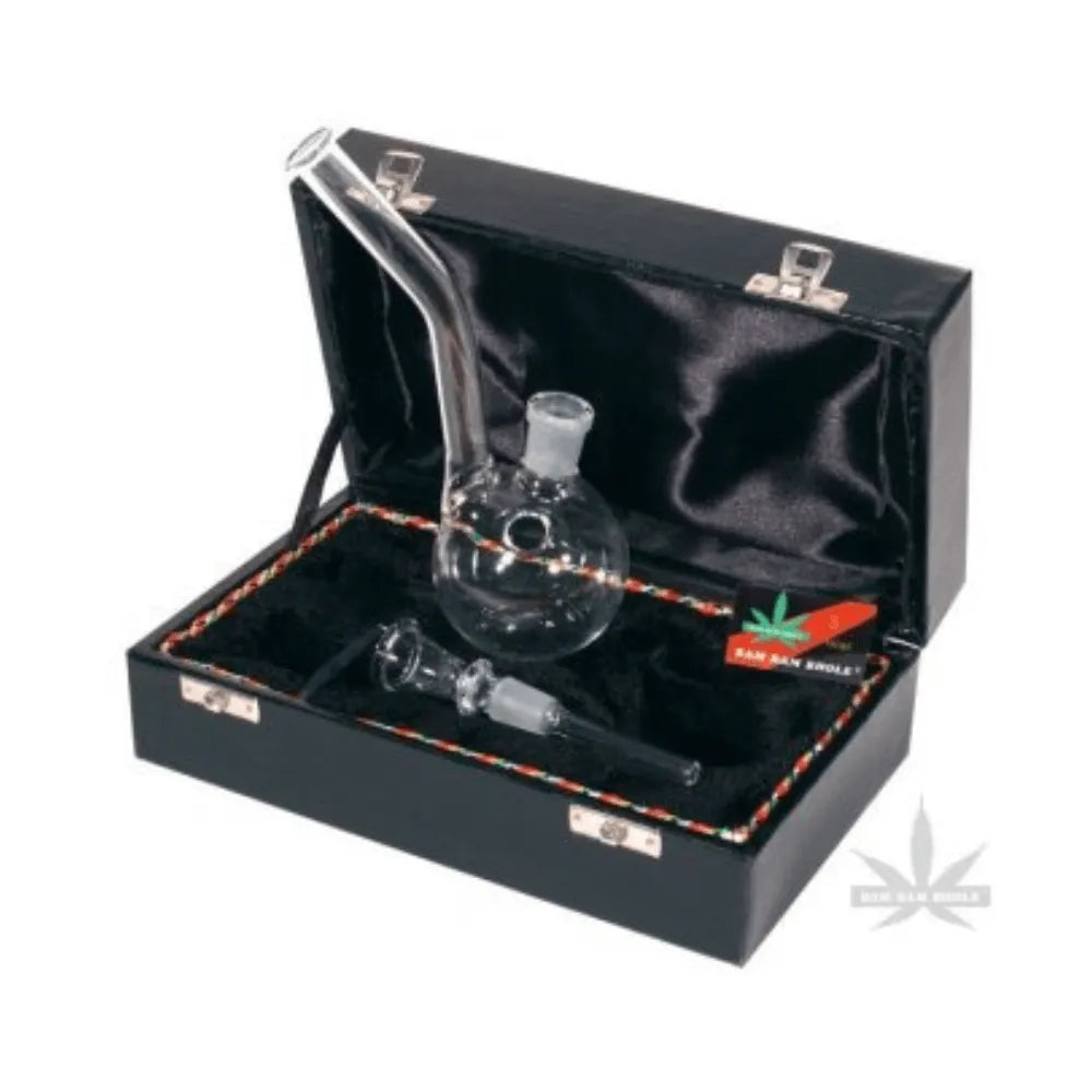 Glasbong im Koffer 17 cm