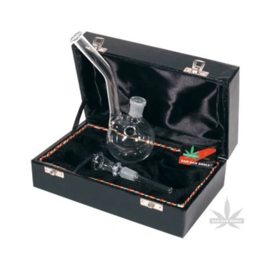 Glasbong im Koffer 17 cm