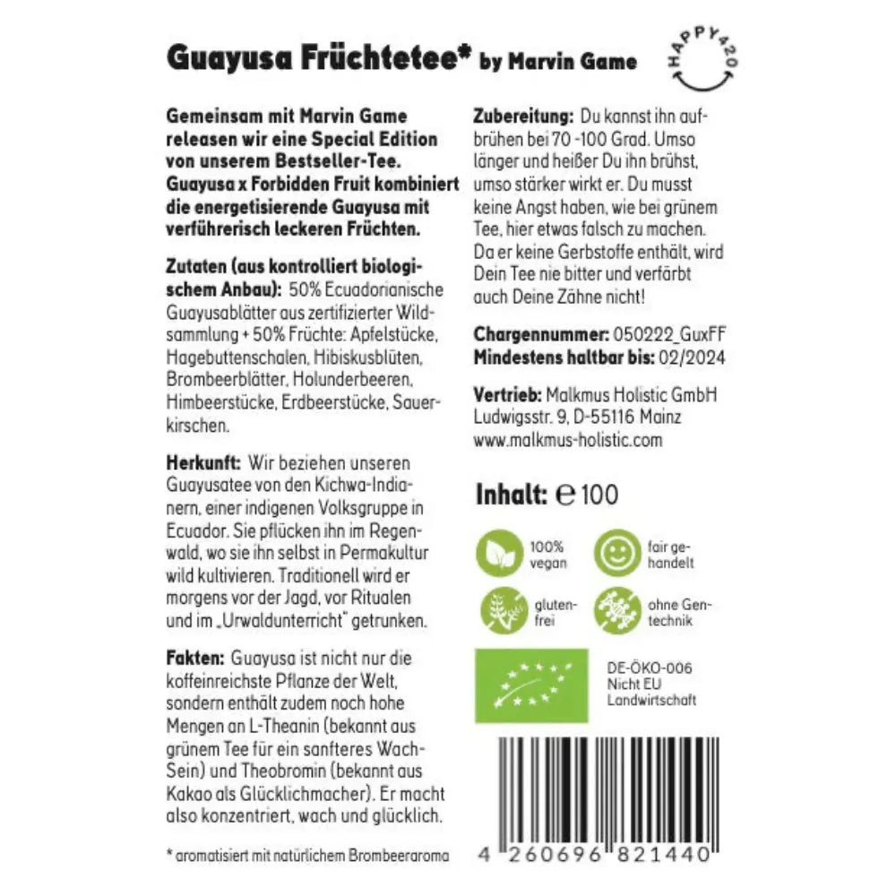 Guayusa x Forbidden Fruit 100g