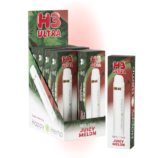 Happy Hemp H3 Ultra Juicy Watermelon 1ml Vape-Smagro GmbH