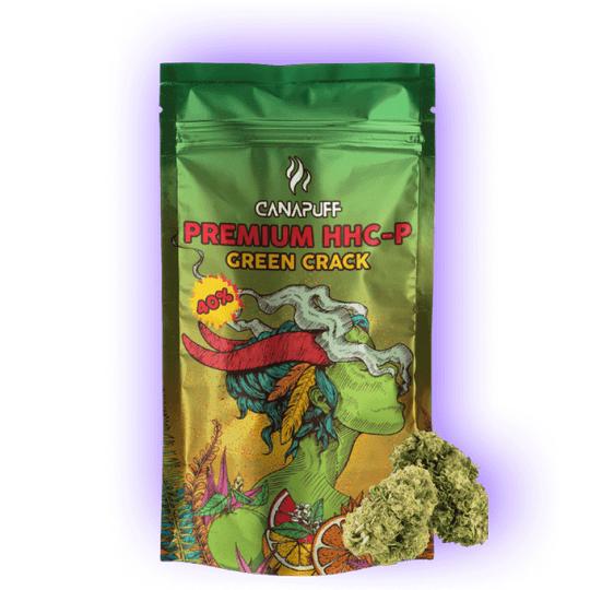 CanaPuff - GREEN CRACK 40% - Premium HHC - P Blüten