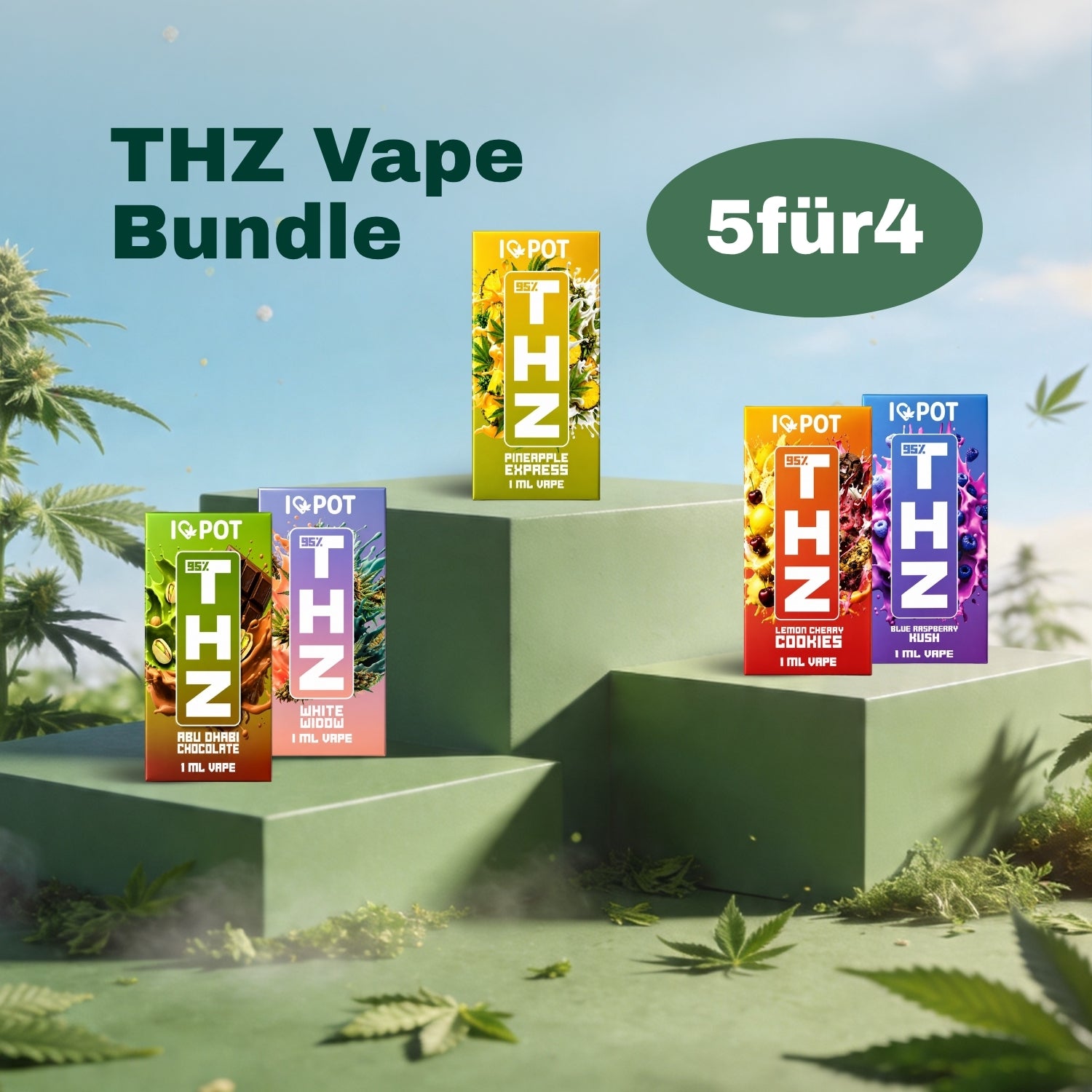 THZ Vapes Bundles 5für4 - Kaufe 4 bekomme 1 Gratis