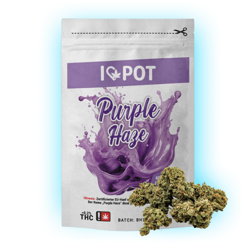 HHC Blüte Purple Haze 40%  I♡POT Blüten