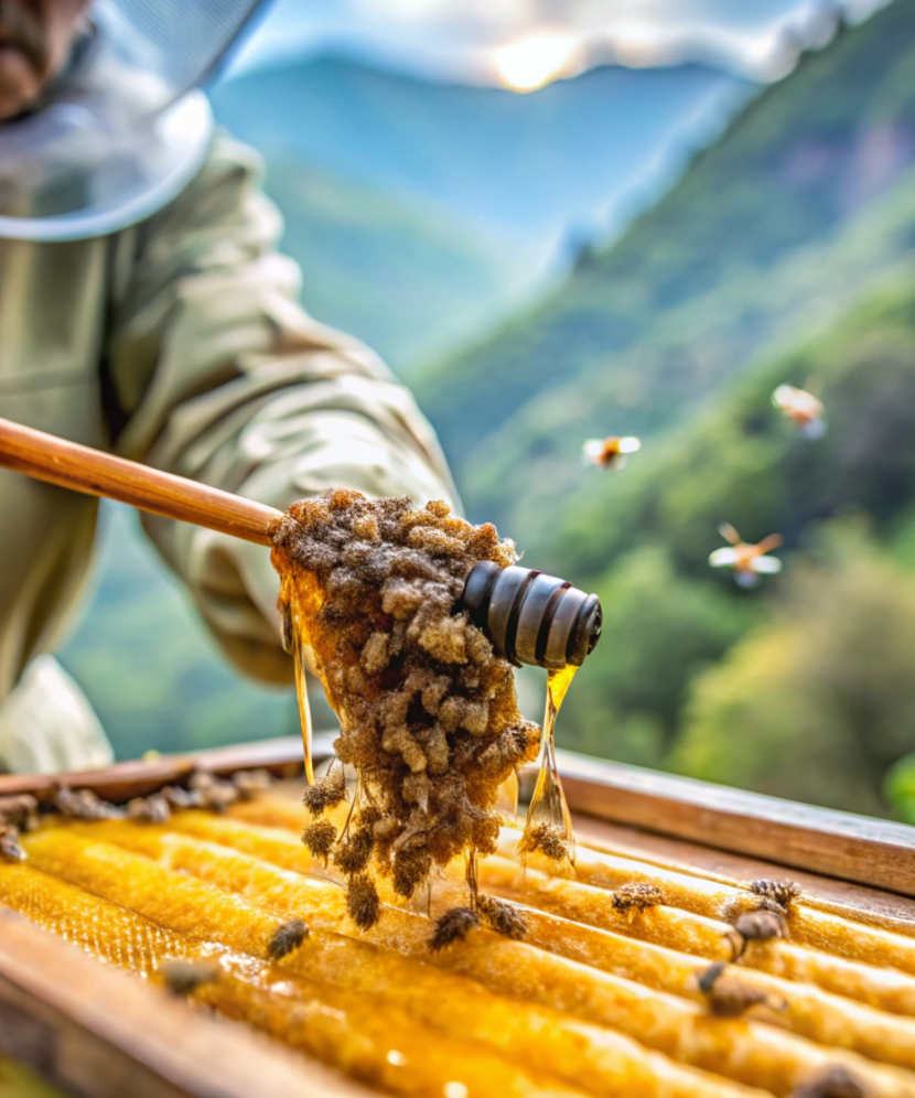 Mad Honey aus Nepal geerntet