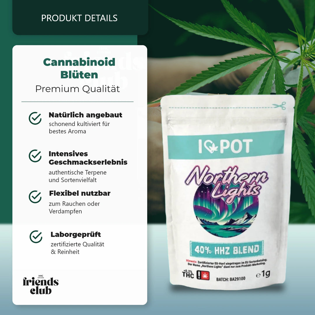 HHZ Blüte Northern Lights 40%
