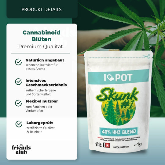 HHZ Blüte Skunk 40%